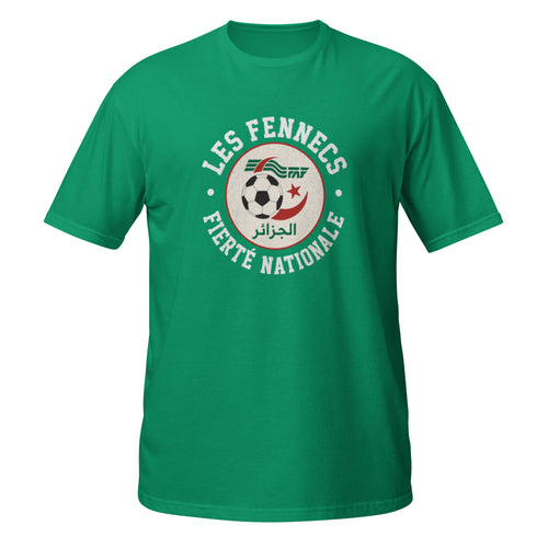 Pack Fierté Algérienne - T-shirt Les Fennecs, Poster Qassaman, Gourde